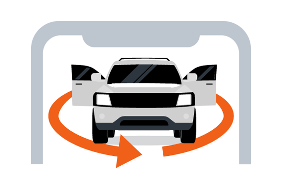 vehicle video walkround icon