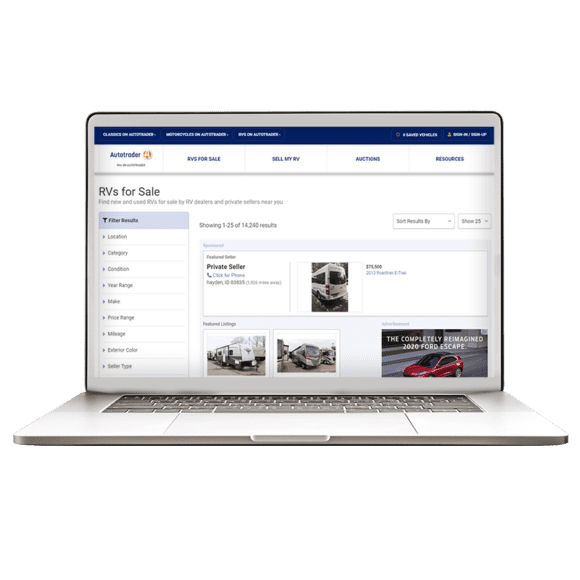 rvs.autotrader.com search results page