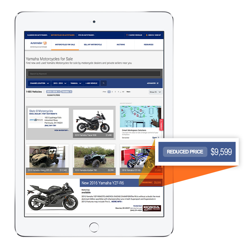 motorcycles.autotrader.com motorcycle listings